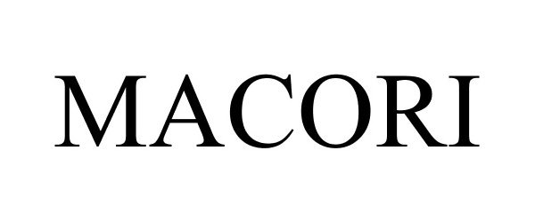 Trademark Logo MACORI