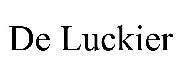 Trademark Logo DE LUCKIER