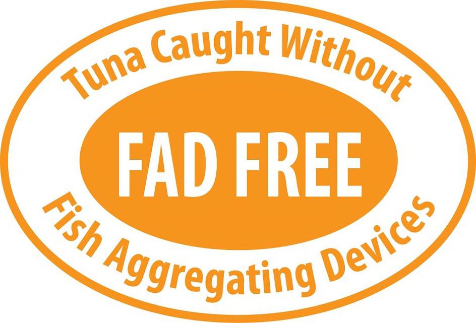  TUNA CAUGHT WITHOUT FISH AGGREGATING DEVICES AND FAD FREE