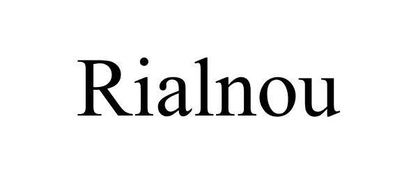 Trademark Logo RIALNOU