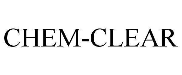 Trademark Logo CHEM-CLEAR