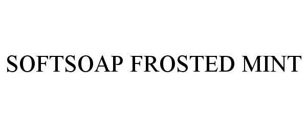 Trademark Logo SOFTSOAP FROSTED MINT