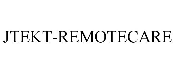 Trademark Logo JTEKT-REMOTECARE