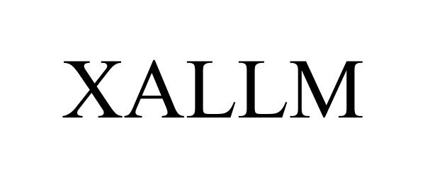 Trademark Logo XALLM