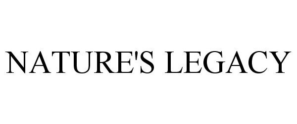 Trademark Logo NATURE'S LEGACY