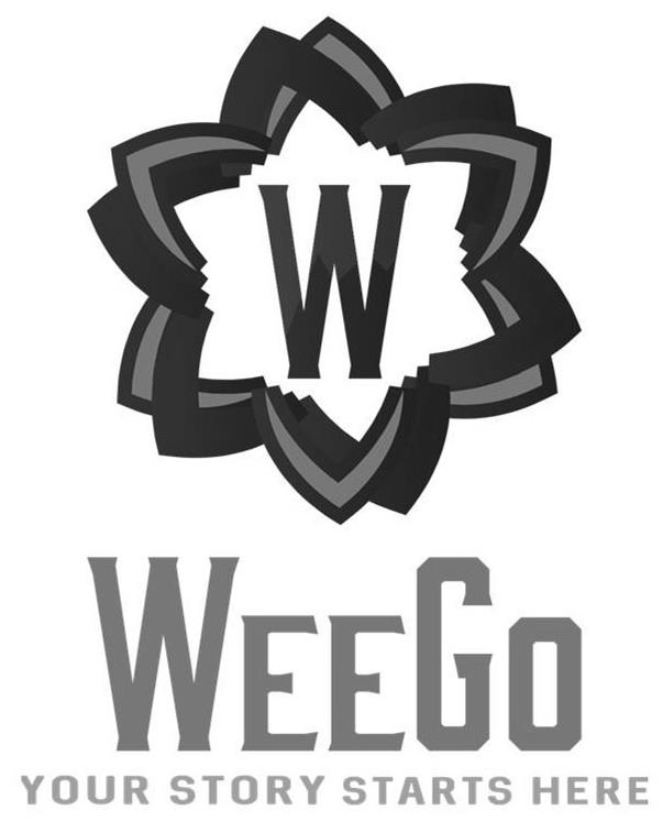 Trademark Logo W WEEGO YOUR STORY STARTS HERE