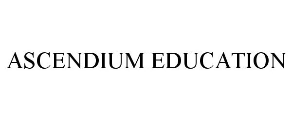  ASCENDIUM EDUCATION