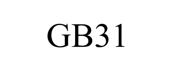 Trademark Logo GB31