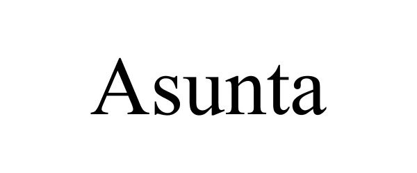 Trademark Logo ASUNTA