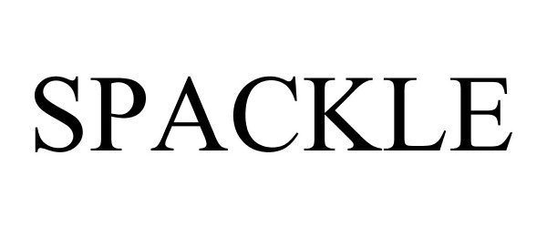 Trademark Logo SPACKLE