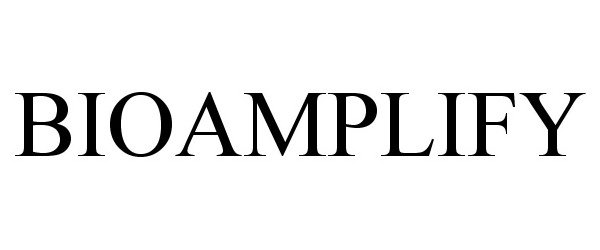 Trademark Logo BIOAMPLIFY