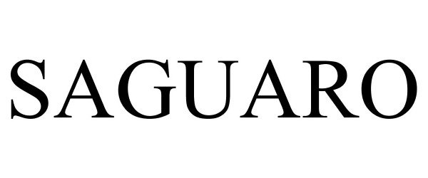 Trademark Logo SAGUARO