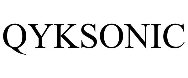 Trademark Logo QYKSONIC