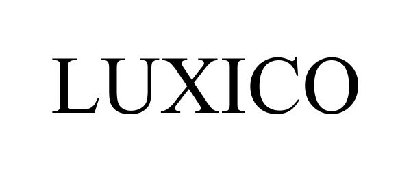 Trademark Logo LUXICO
