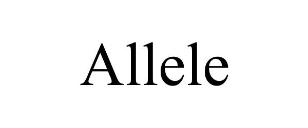 Trademark Logo ALLELE