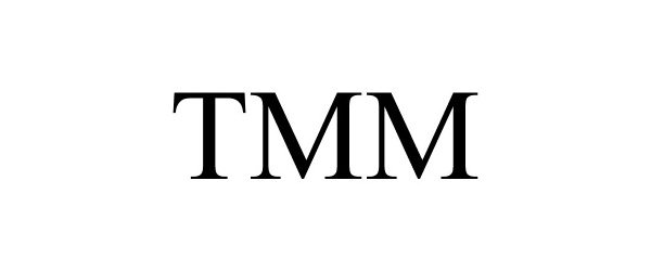 Trademark Logo TMM