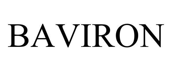 Trademark Logo BAVIRON