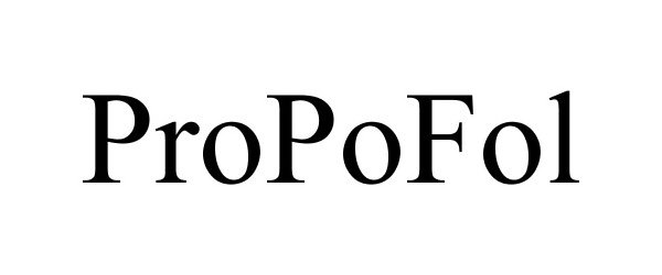 Trademark Logo PROPOFOL