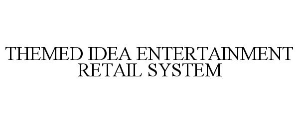 Trademark Logo THEMED IDEA ENTERTAINMENT RETAIL SYSTEM