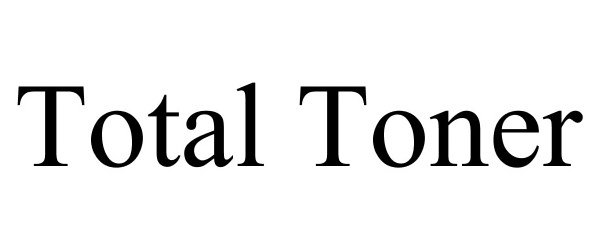 Trademark Logo TOTAL TONER