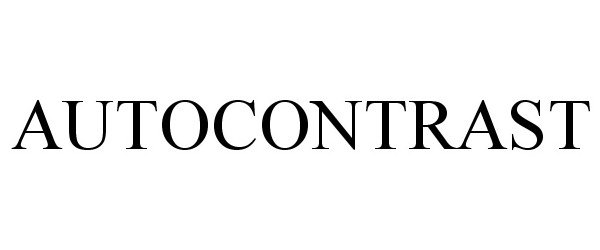 Trademark Logo AUTOCONTRAST