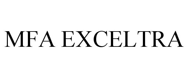 Trademark Logo MFA EXCELTRA