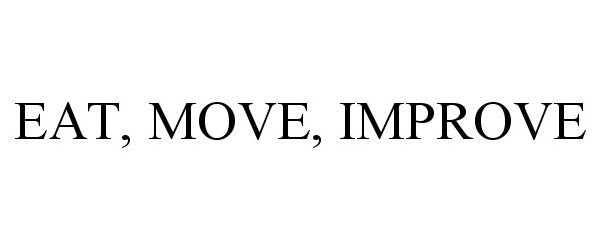 Trademark Logo EAT, MOVE, IMPROVE