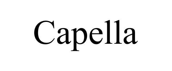 Trademark Logo CAPELLA