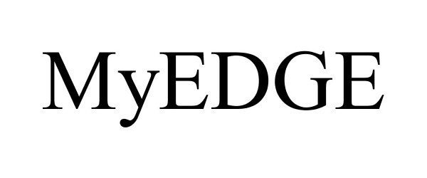 Trademark Logo MYEDGE