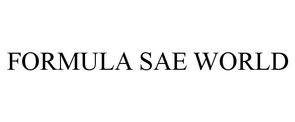  FORMULA SAE WORLD