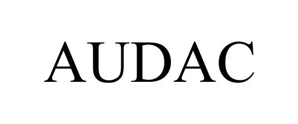 Trademark Logo AUDAC