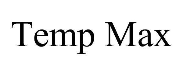 Trademark Logo TEMP MAX