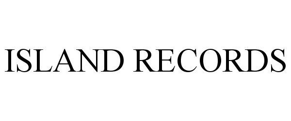  ISLAND RECORDS