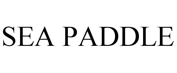 Trademark Logo SEA PADDLE