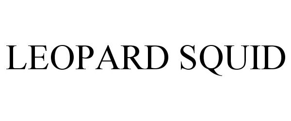Trademark Logo LEOPARD SQUID