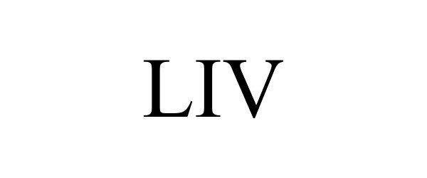 Trademark Logo LIV