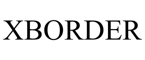 Trademark Logo XBORDER