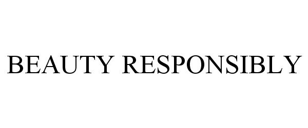 Trademark Logo BEAUTY RESPONSIBLY