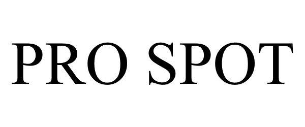 Trademark Logo PRO SPOT