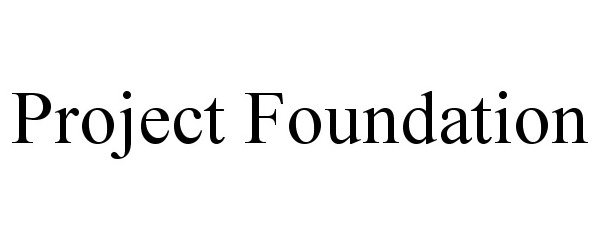  PROJECT FOUNDATION