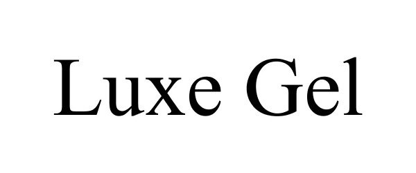 Trademark Logo LUXE GEL