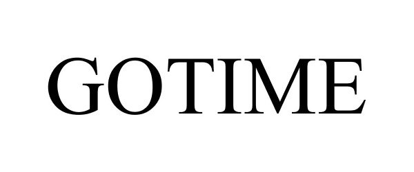 Trademark Logo GOTIME