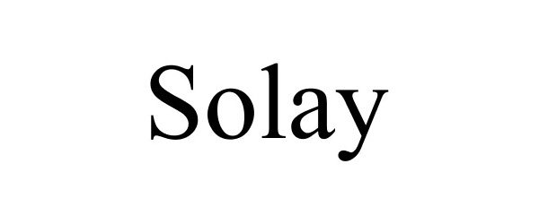 Trademark Logo SOLAY