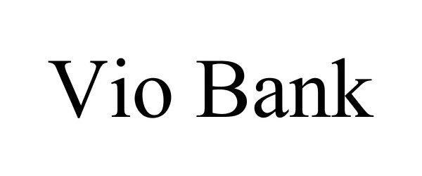 Trademark Logo VIO BANK