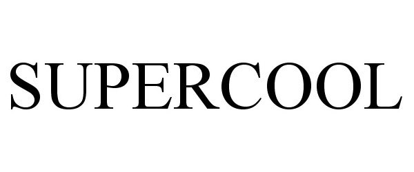 Trademark Logo SUPERCOOL