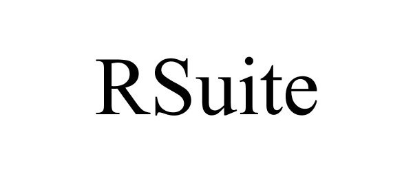  RSUITE