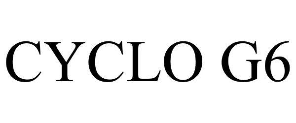 Trademark Logo CYCLO G6