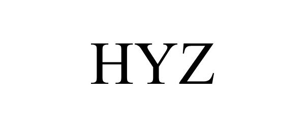 Trademark Logo HYZ