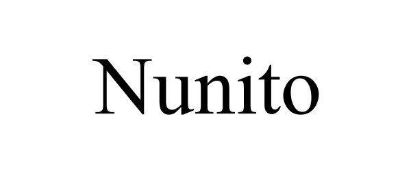 Trademark Logo NUNITO