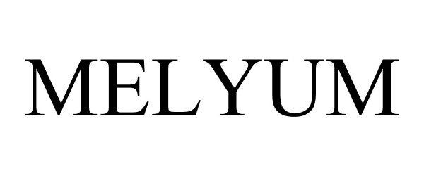 Trademark Logo MELYUM